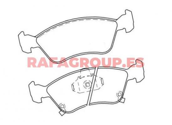 RG6508 - Pastillas de freno